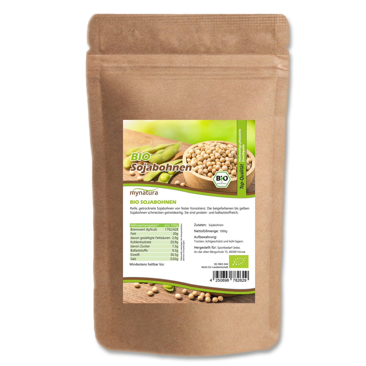 Bio Sojabohnen – im Beutel ab 1kg