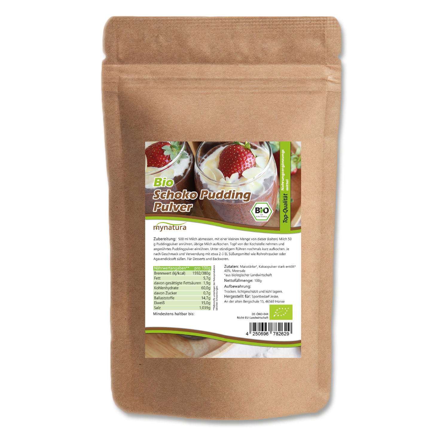 Bio Schokopuddingpulver - ab 100g