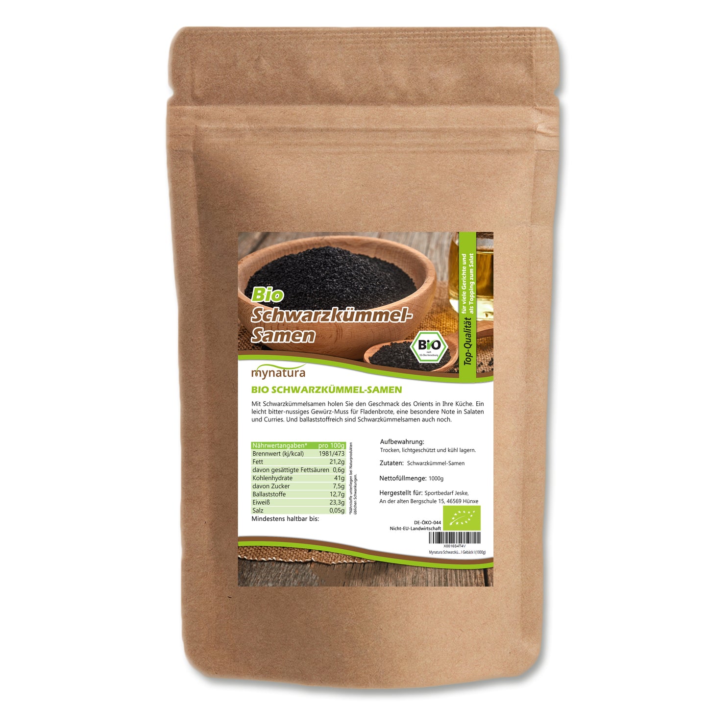 Bio Schwarzkümmelsamen - im Beutel ab 1kg