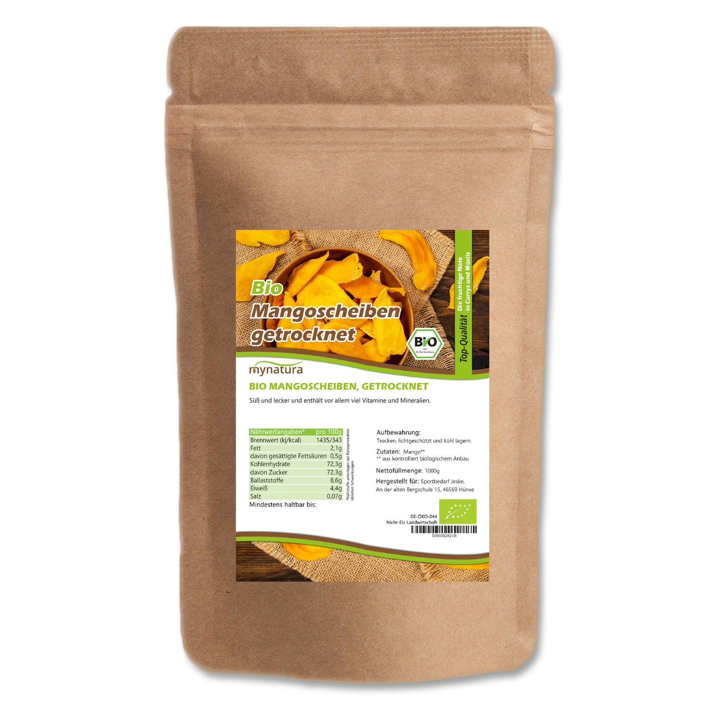 Bio Mango Stücke – im Beutel ab 1kg