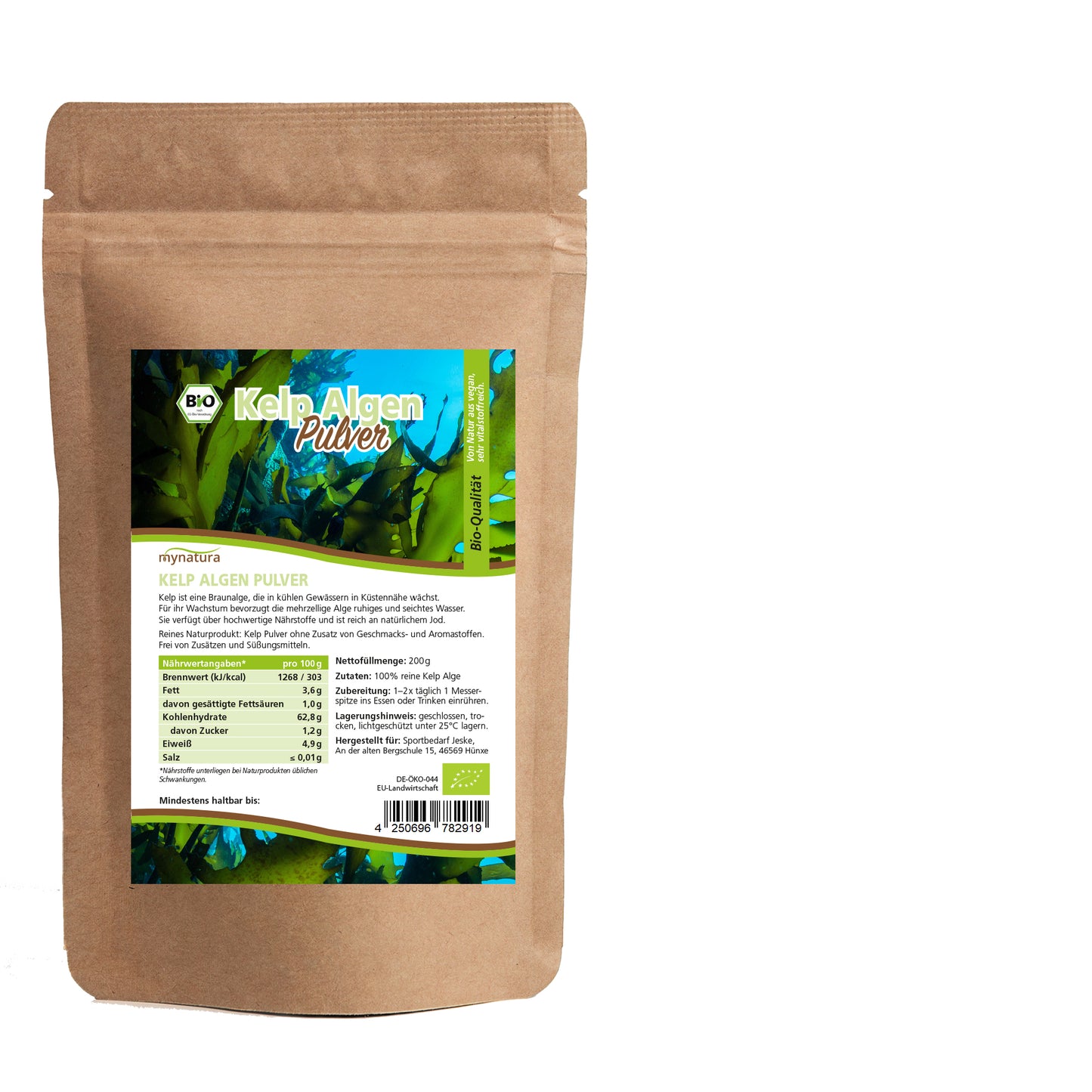 Bio Kelp Pulver Algenpulver - im Beutel ab 200g