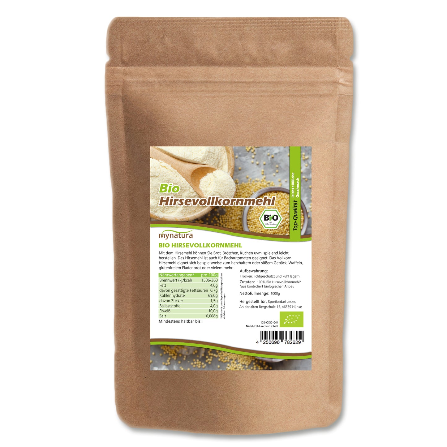 Bio Hirsemehl glutenfrei - im Beutel ab 1kg