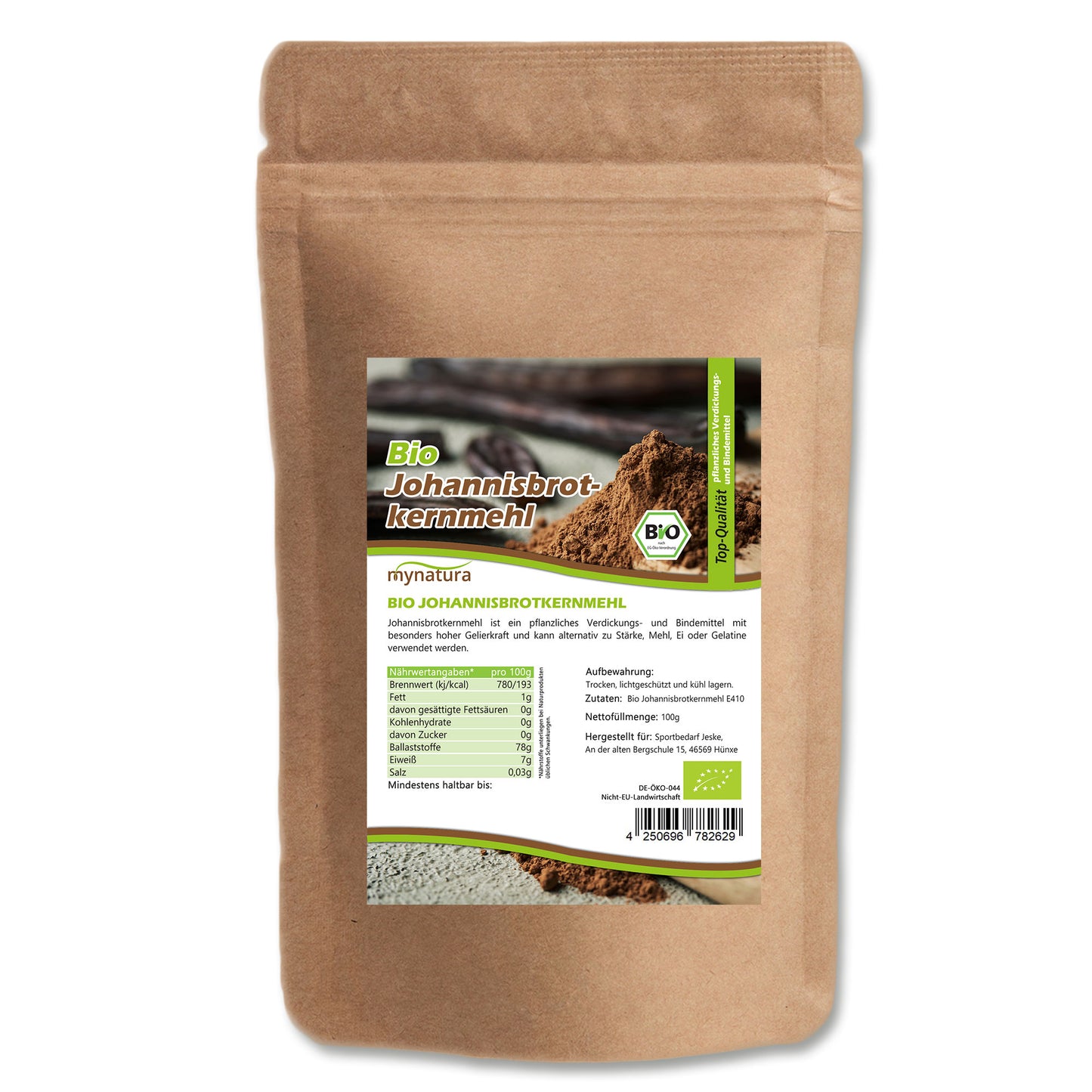 Bio Johannisbrotkernmehl E410 – im Beutel ab 100g