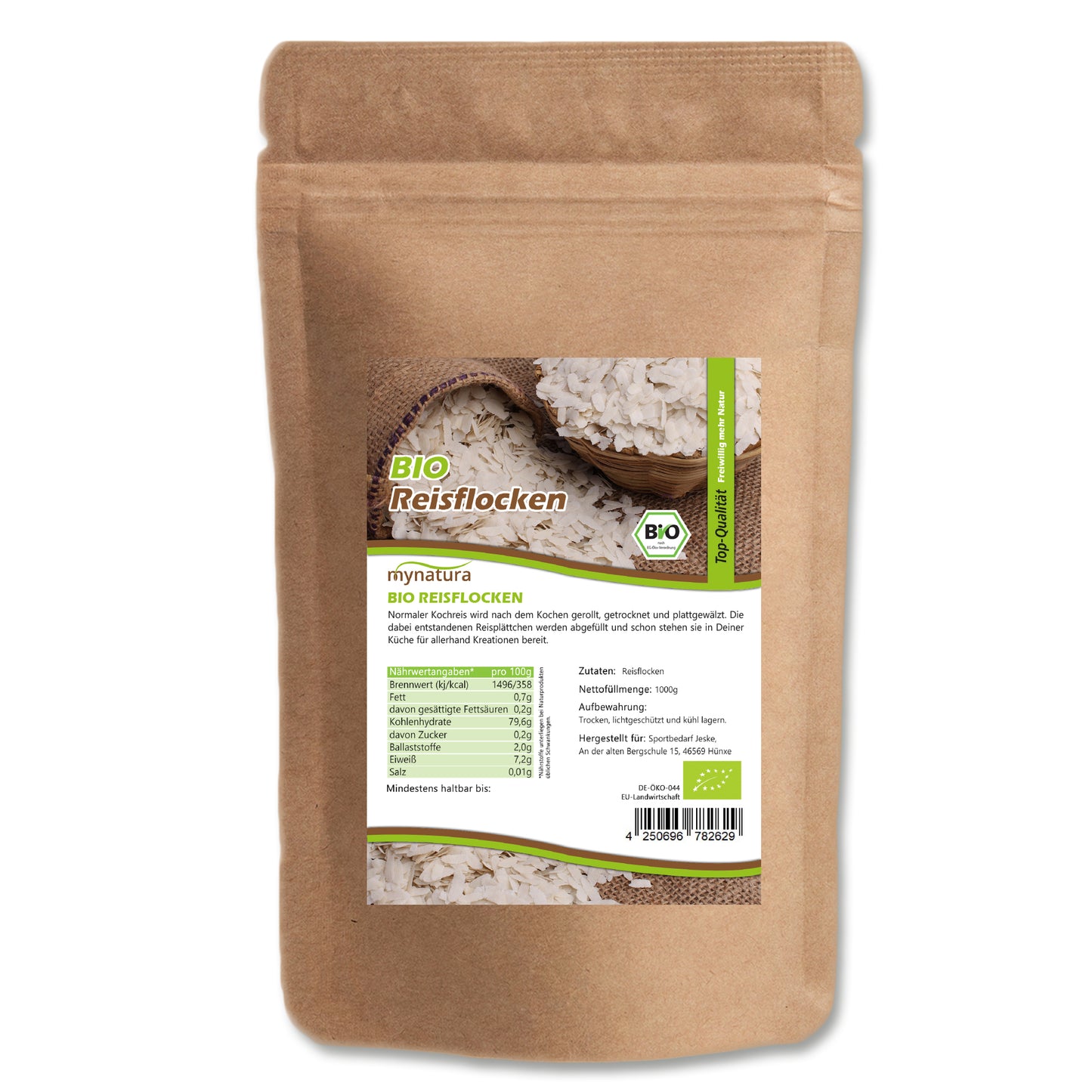 Bio Reisflocken - im Beutel ab 1kg