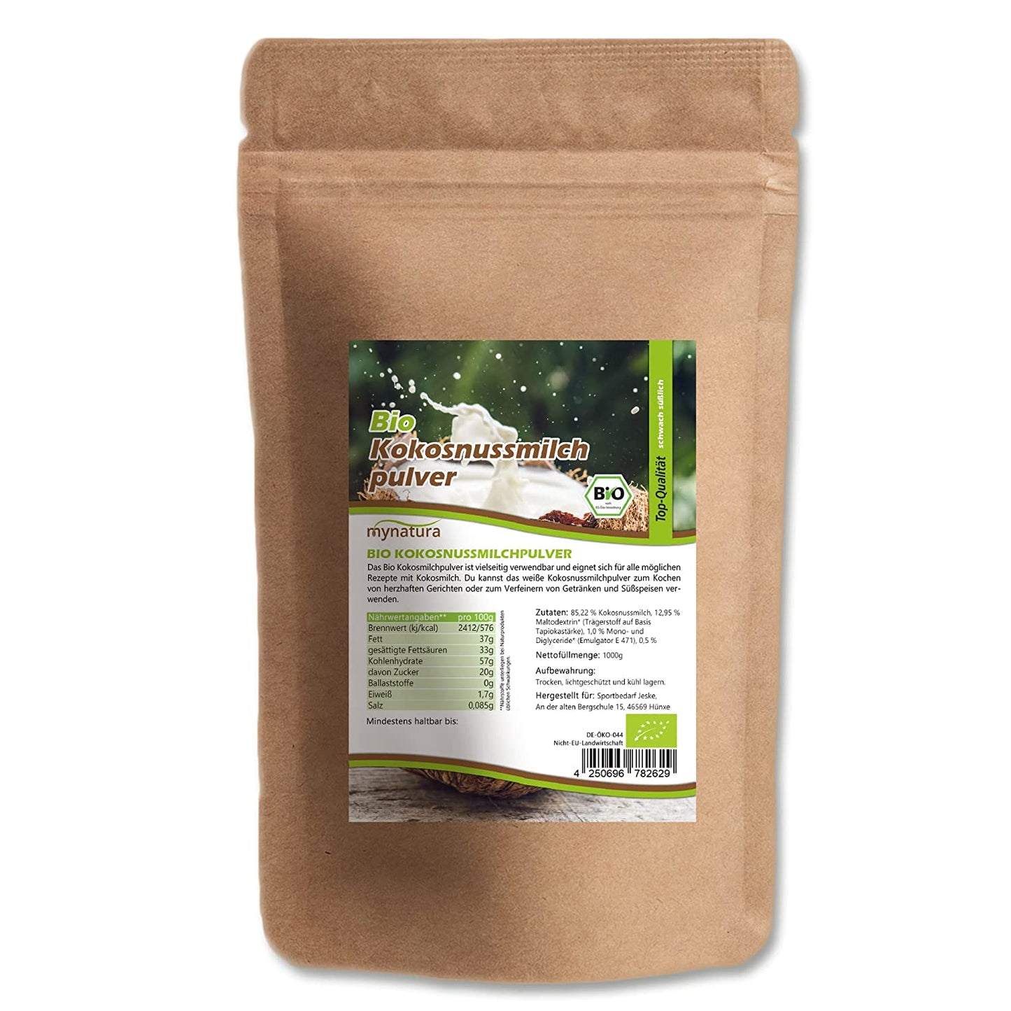 Bio Kokosmilchpulver Kokosmilch - im Beutel ab 1kg