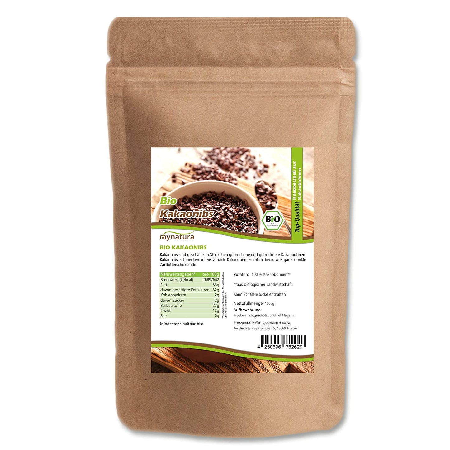 Bio Kakaonibs - im Beutel ab 1kg