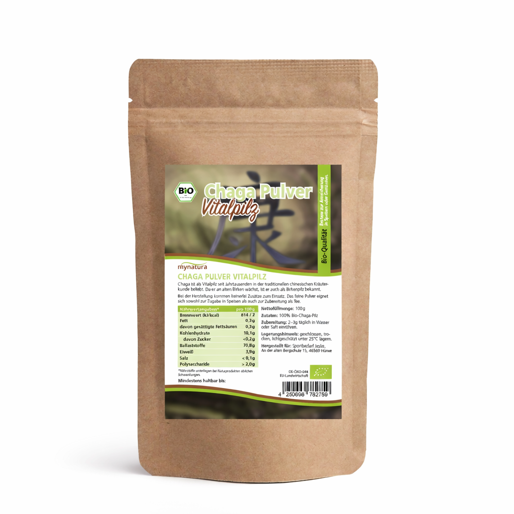 Bio Chaga Pulver - im Beutel ab 100g