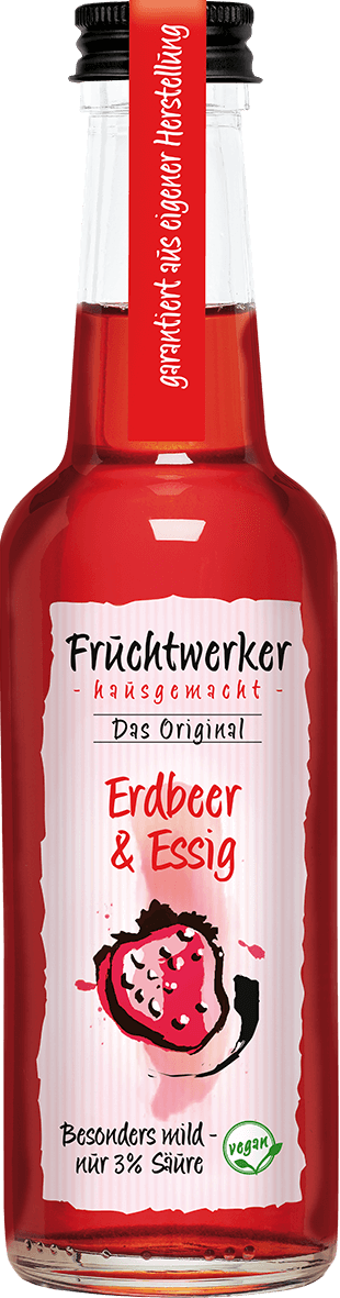 Fruchtwerker Erdbeer & Essig - 250ml