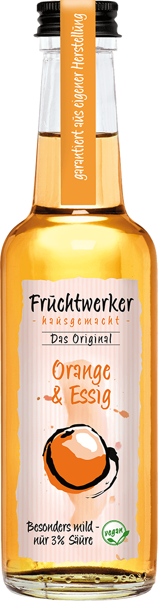 Fruchtwerker Orange & Essig - in der Flasche 250ml