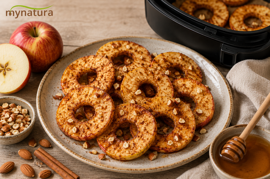 Knusprige Apfelringe mit Zimt aus dem Airfryer – schnell und einfach gemacht