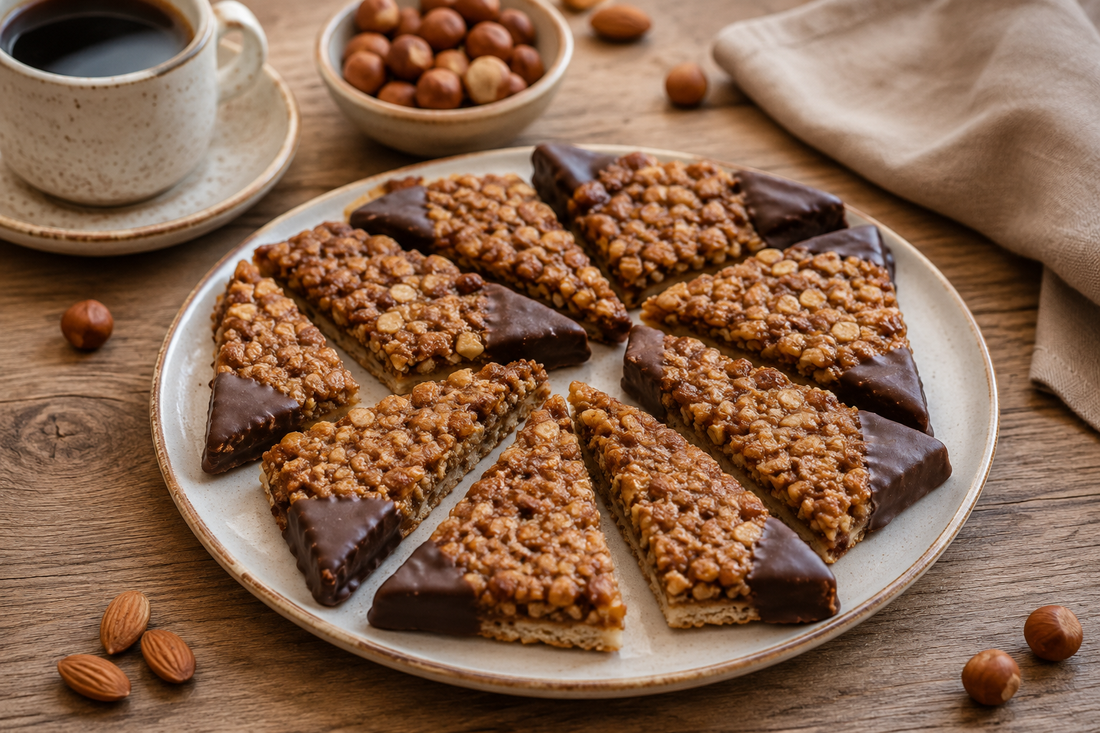 Knusprige Haselnuss-Mandel-Ecken selber backen
