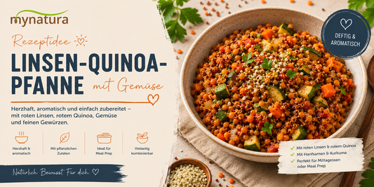 Linsen-Quinoa-Pfanne mit Gemüse