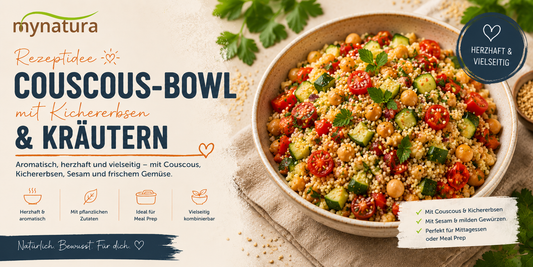 Couscous-Bowl mit Kichererbsen & Kräutern