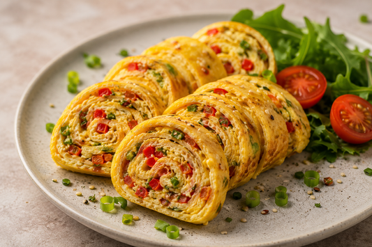 Omelette-Röllchen aus der Heißluftfritteuse