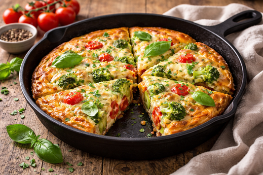 Gemüse-Frittata mit Käse