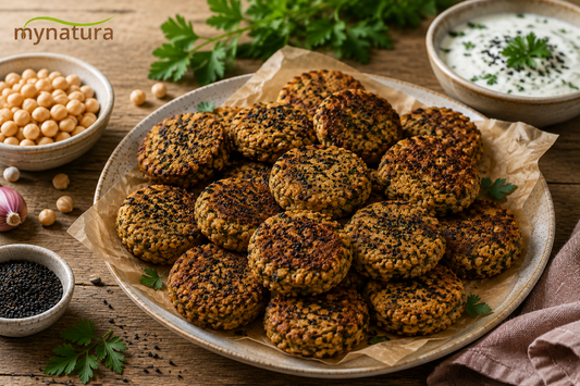 Knusprige Falafel-Taler aus dem Ofen – würzig, vegan und einfach gemacht
