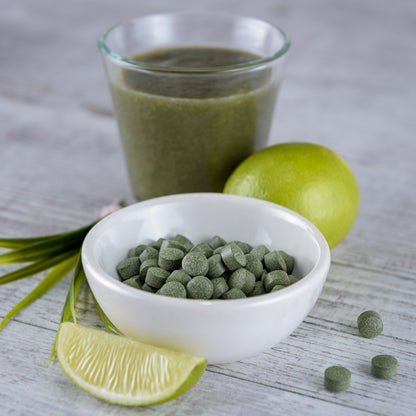 Bio Spirulina Chlorella Gerstengras Mix Tabletten ab 250g