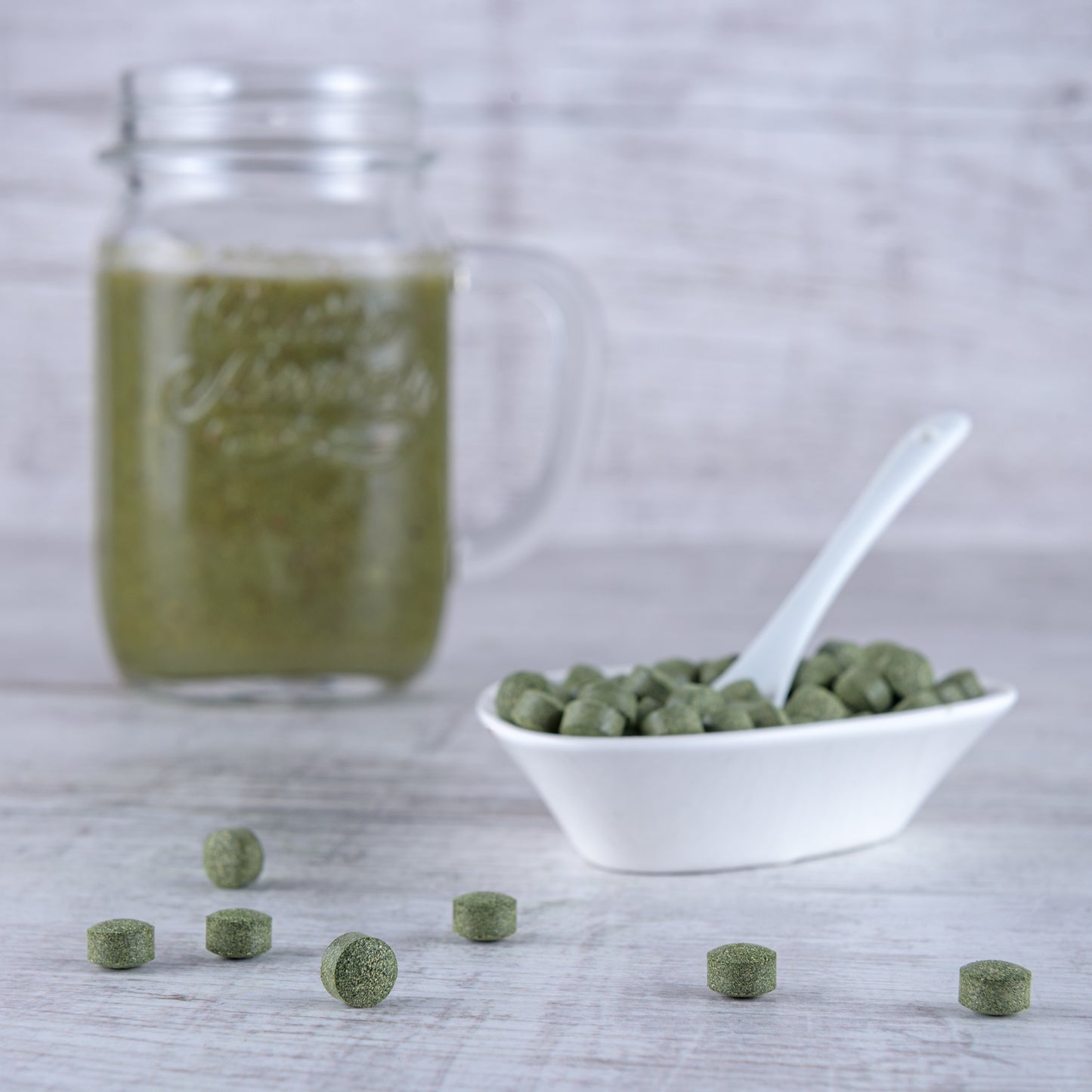 Bio Spirulina Chlorella Gerstengras Mix Tabletten ab 250g
