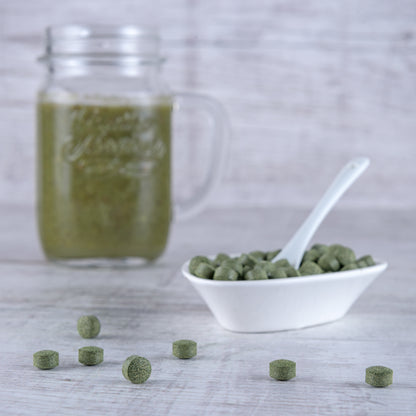 Bio Spirulina Chlorella Gerstengras Mix Tabletten ab 250g