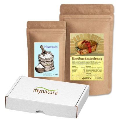 Mynatura Geschenk Set zum Einzug – Brot und Salz + Karte Alles Gute