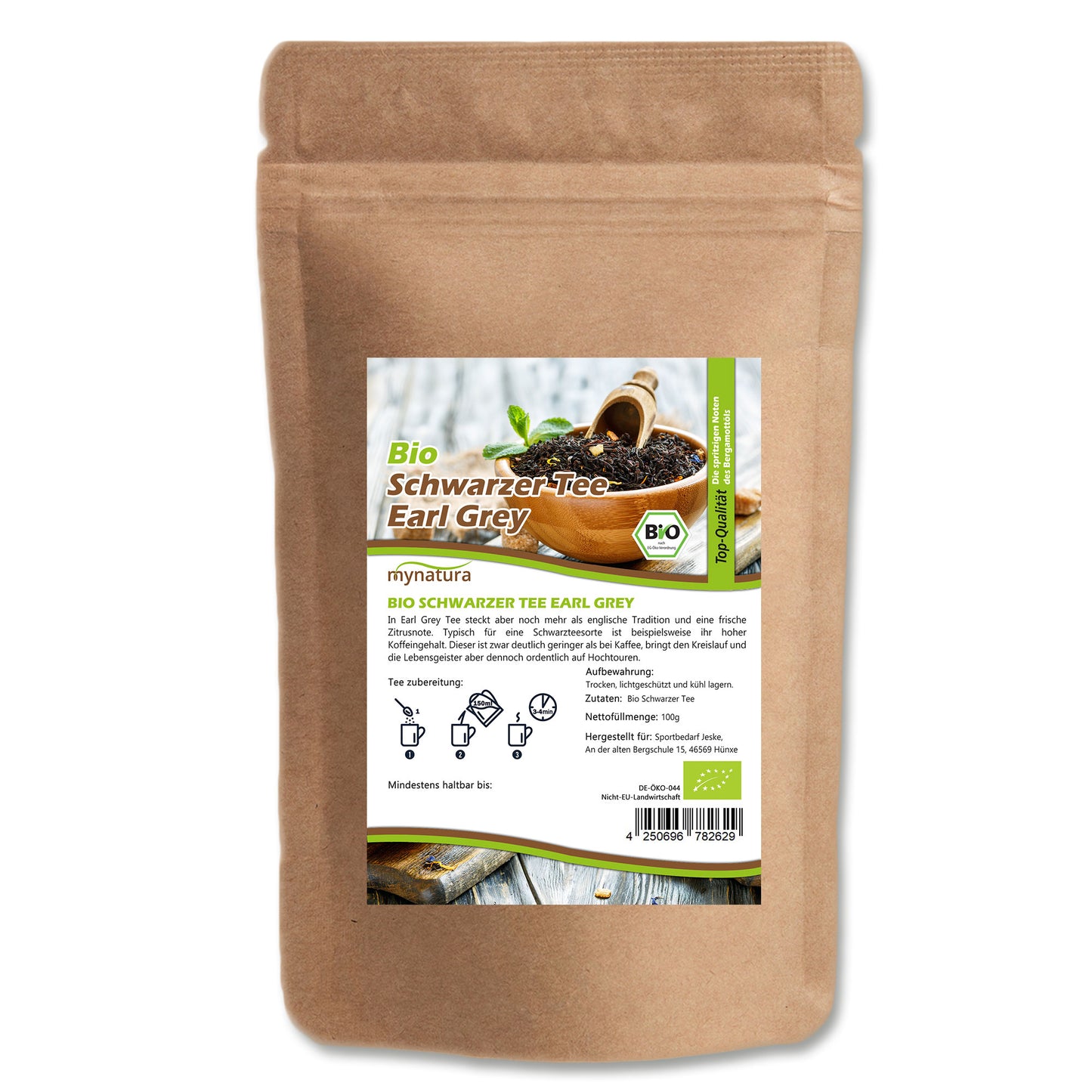 Bio Earl Grey Schwarztee - im Beutel ab 100g