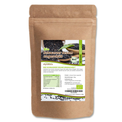Bio Schwarzer Sesam - im Beutel ab 1kg