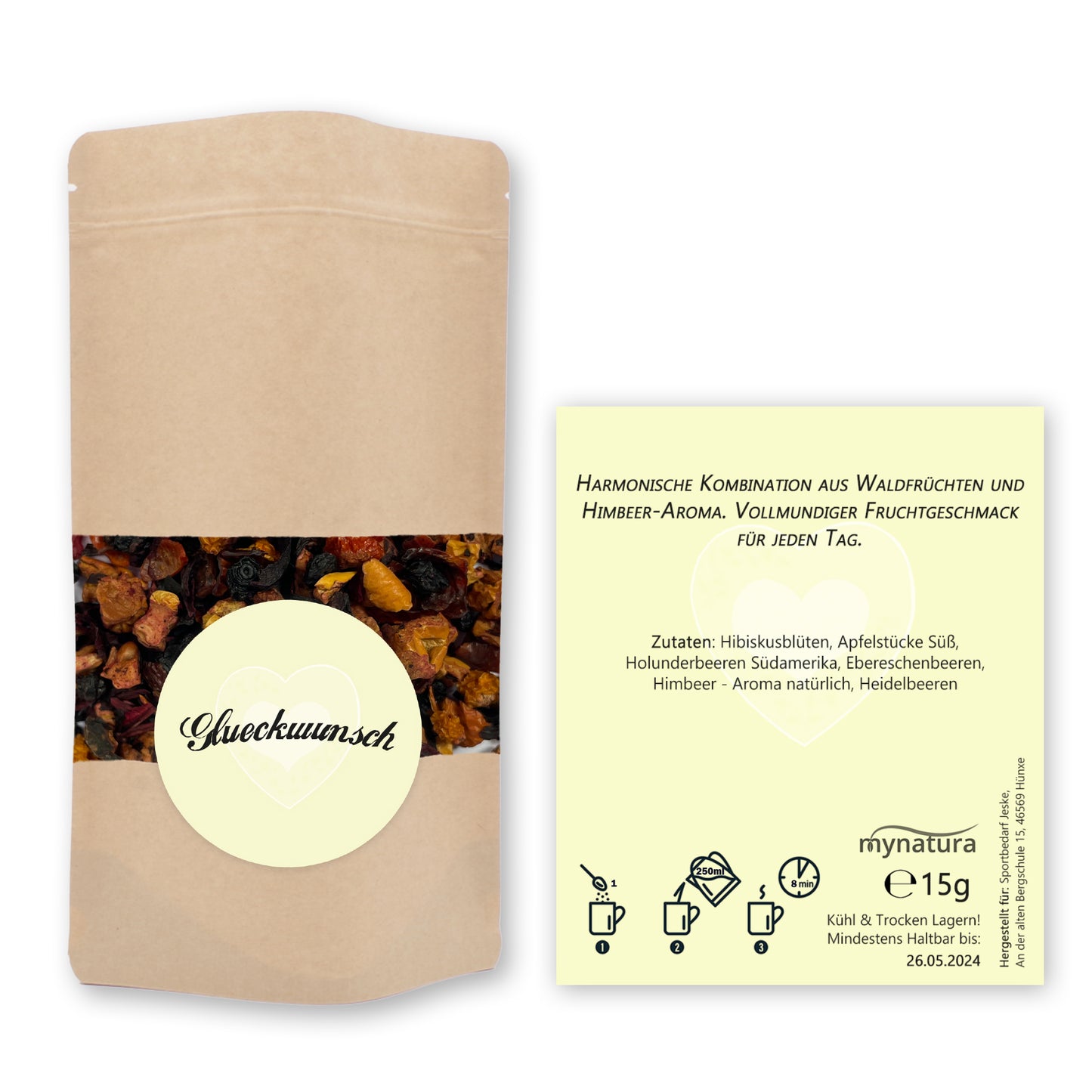 Mynatura Tee Geschenk Box I Herzlichen Glückwunsch