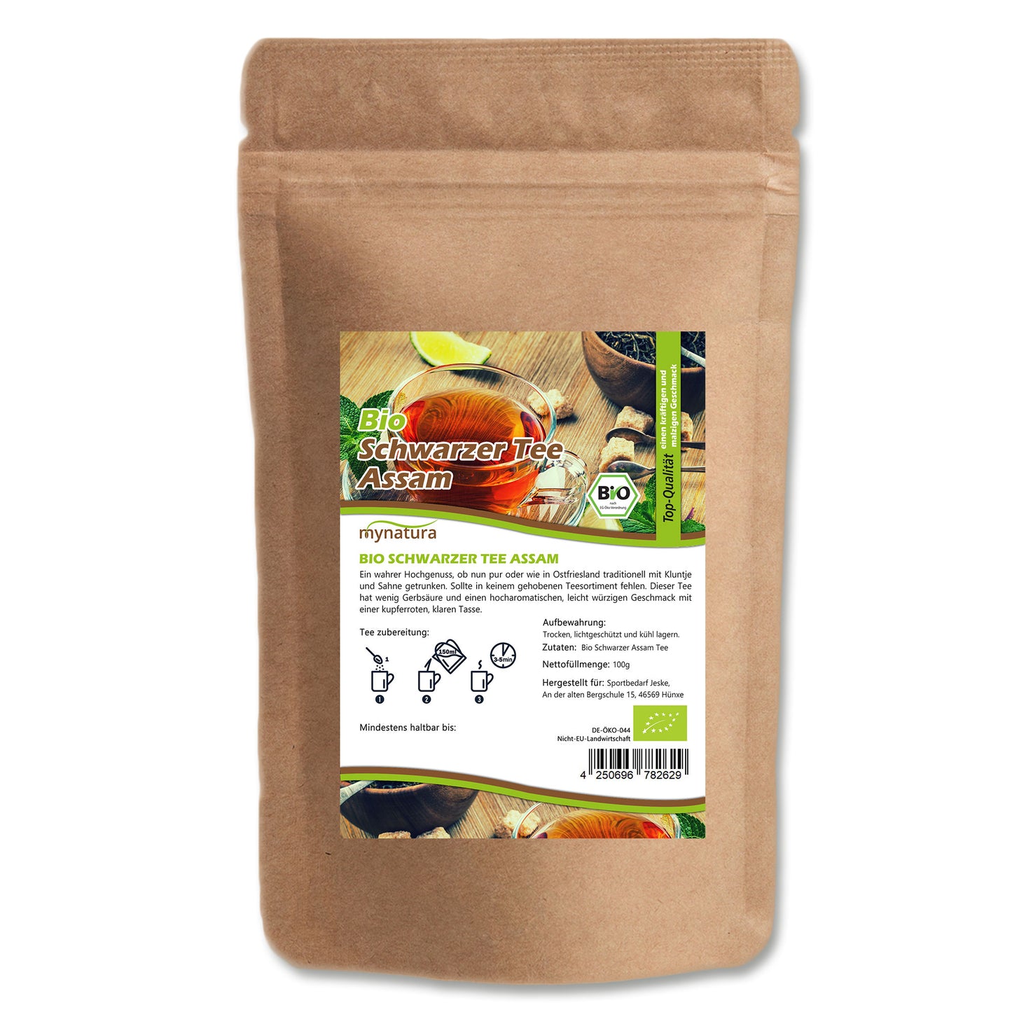 Mynatura Bio Assam Tee – im Beutel ab 100g