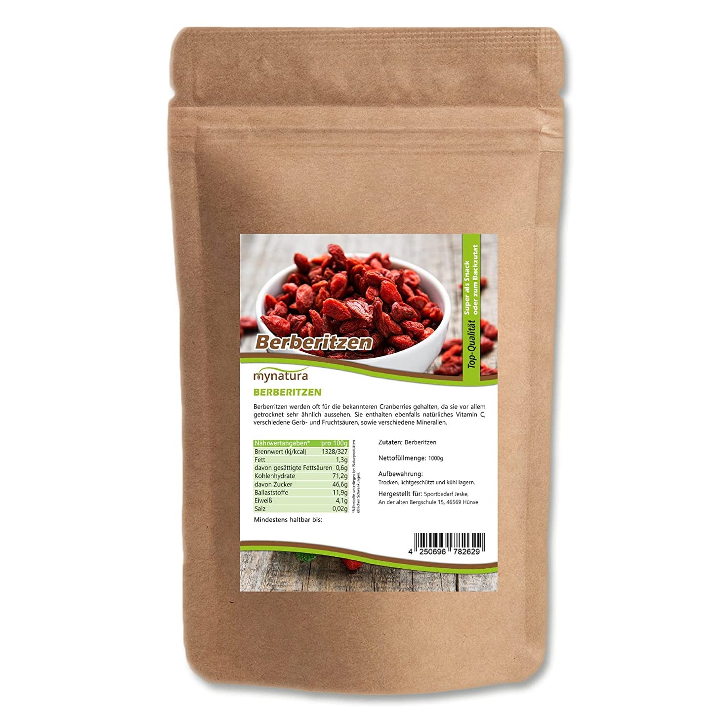 Berberitzen getrocknet – im Beutel ab 1kg