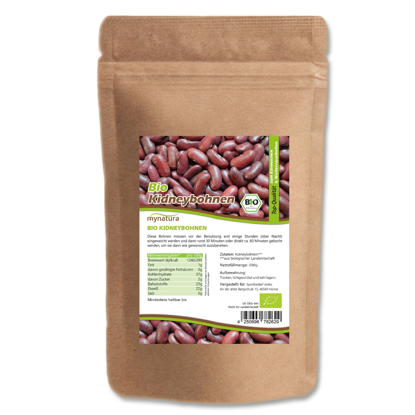 Bio Kidneybohnen – im Beutel ab 1kg