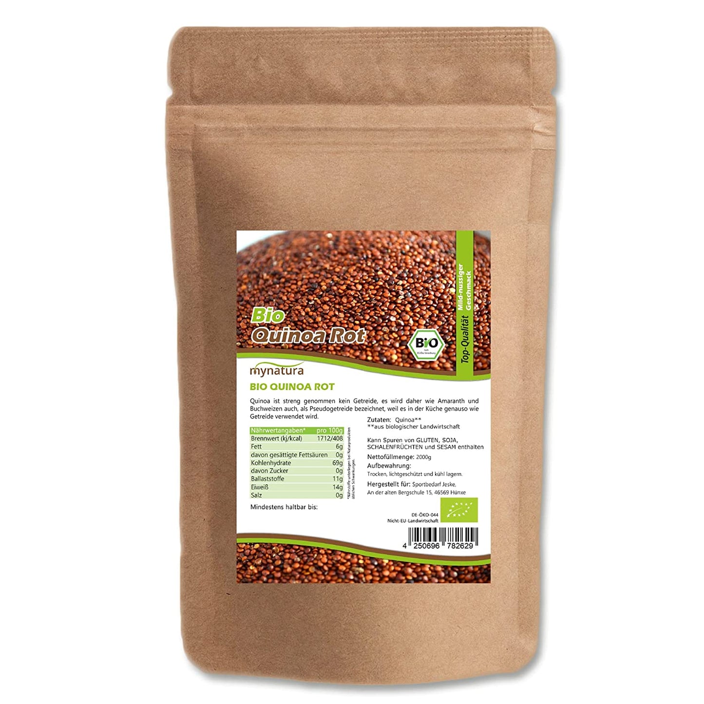 Mynatura Rotes Bio Quinoa - im Beutel ab 2kg
