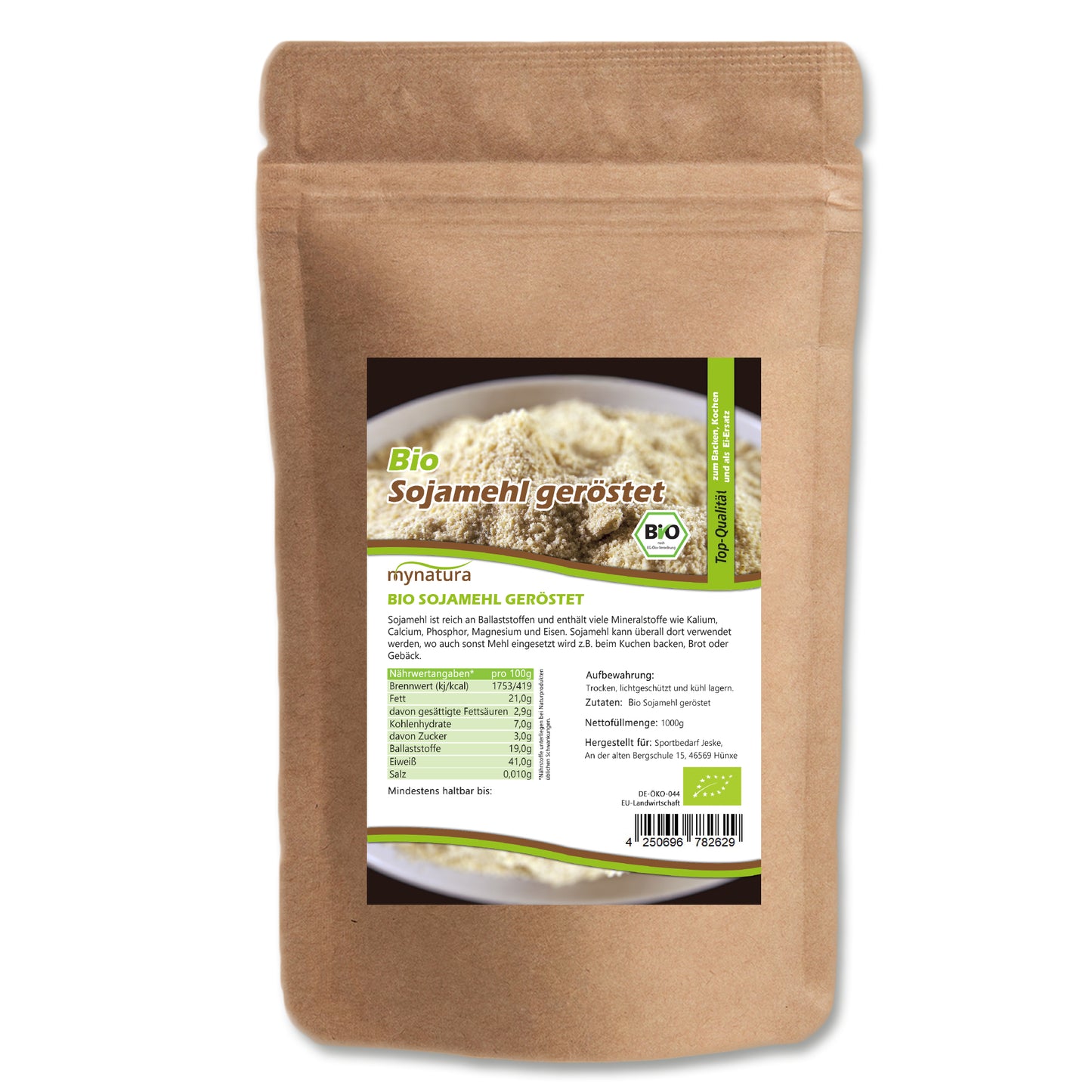 Bio Sojamehl geröstet - im Beutel ab 1kg