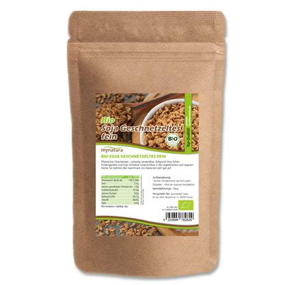 Mynatura Bio Soja Geschnetzeltes Fein im Beutel ab 1kg