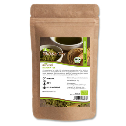 Mynatura Bio Matcha Pulver – im Beutel ab 100g