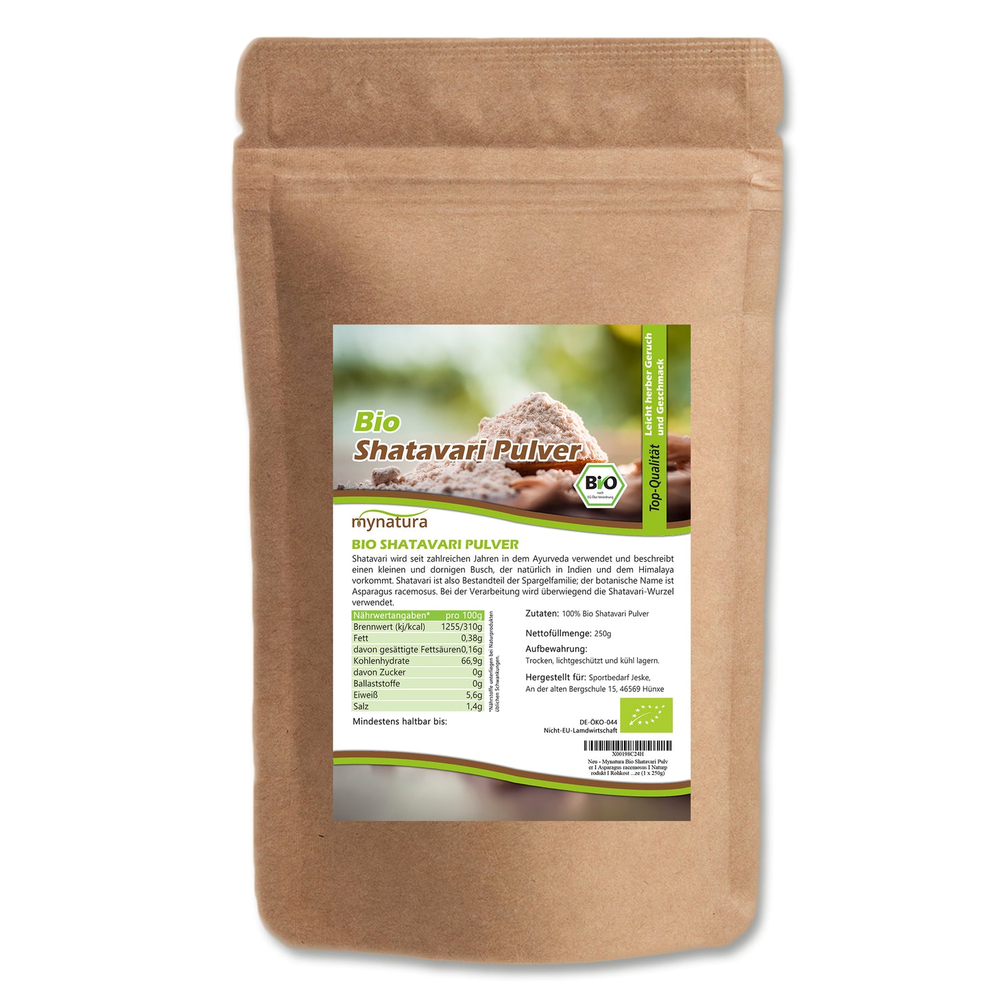 Bio Shatavari Pulver – im Beutel ab 250g