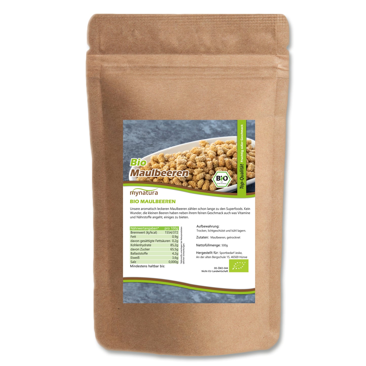 Bio Maulbeeren - im Beutel ab 500g