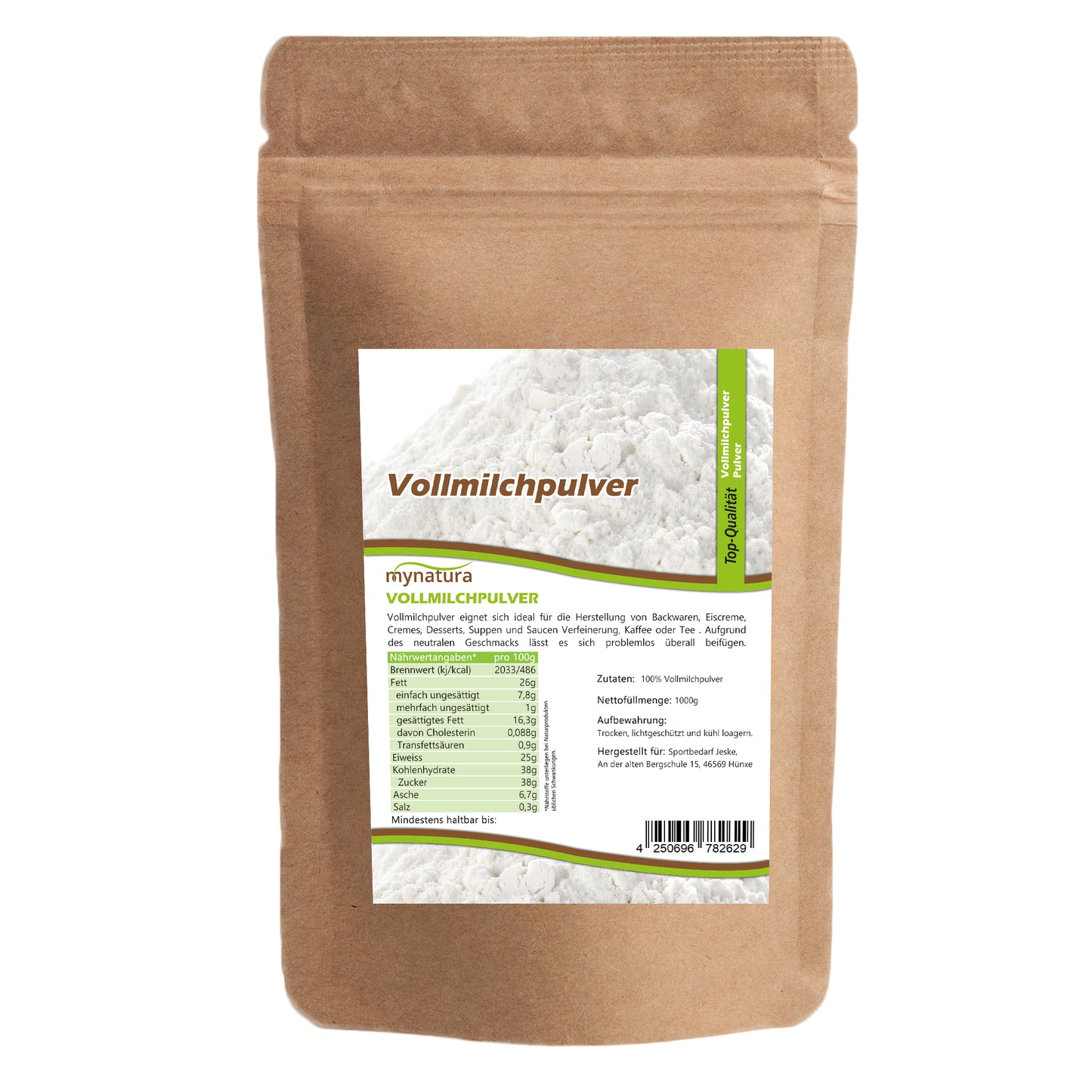 Vollmilchpulver - im Beutel ab 1kg