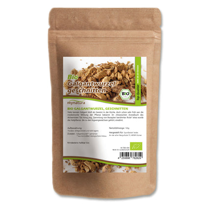 Mynatura Bio Galgantwurzel geschnitten im Beutel ab 100g