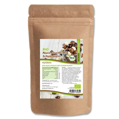 Mynatura Bio Nuss-Fruchtmischung schokoliert im Beutel ab 500g