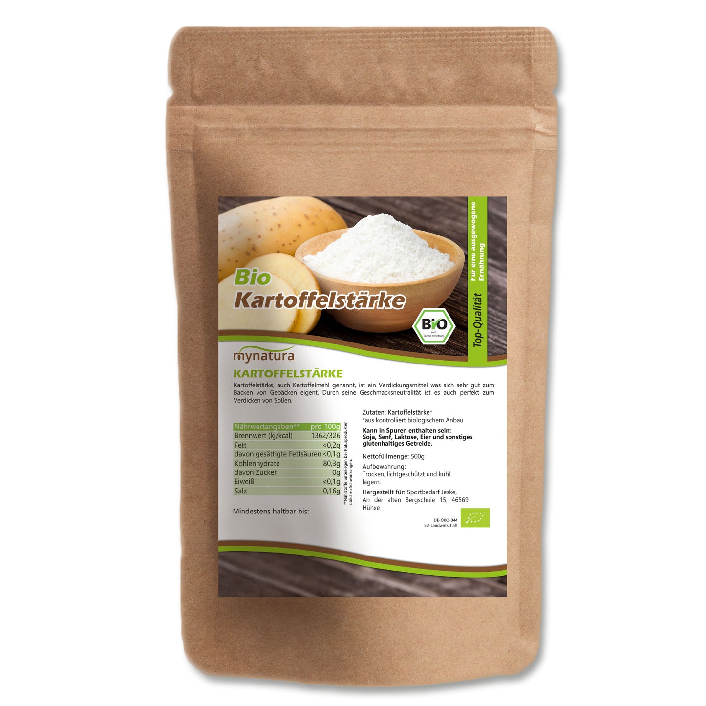 Mynatura Bio Kartoffelstärke – im Beutel ab 500g