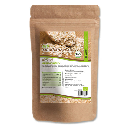 Mynatura Bio Quinoaflocken – glutenfrei - im Beutel ab 500g
