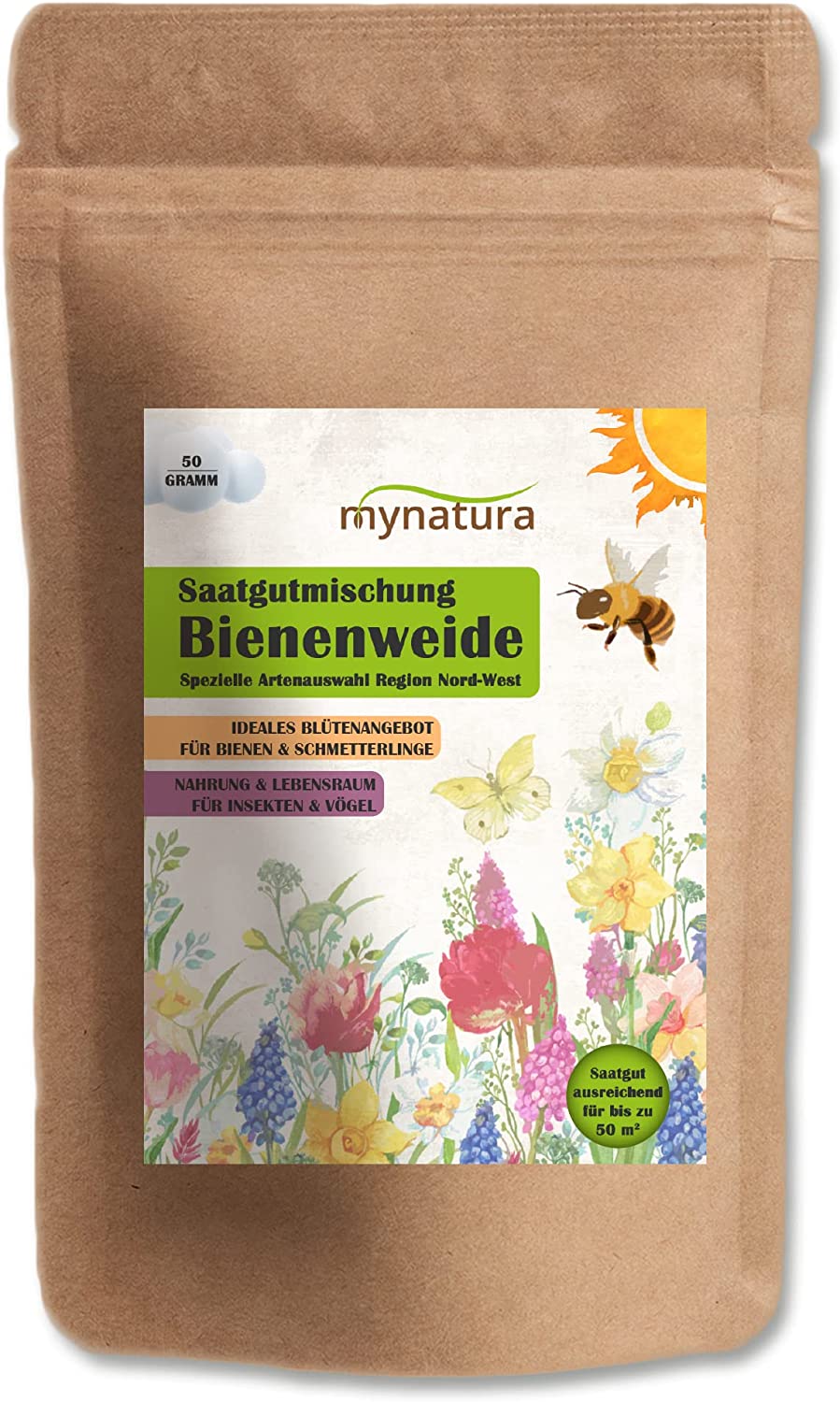 Bienenweide Nord-West Bienen - im Beutel 50g