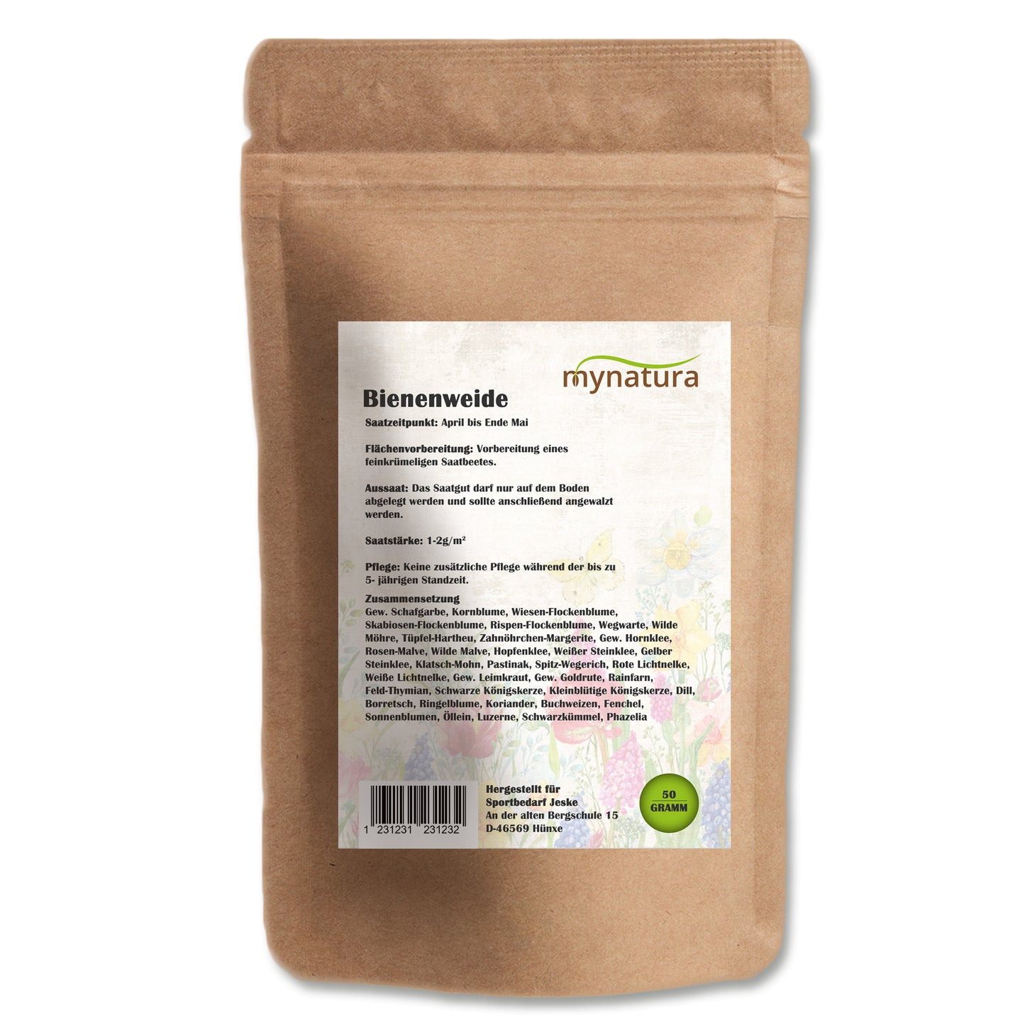 Bienenweide Nord-West Bienen - im Beutel 50g