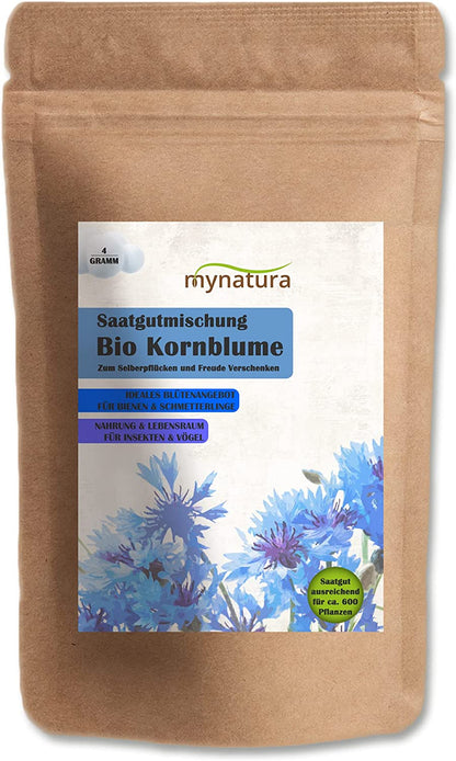 Mynatura Bio Kornblume Bio Saatgutmischung Kornblumen 4g