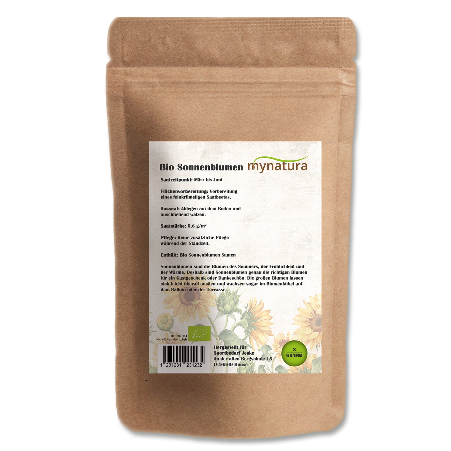 Mynatura Bio Sonnenblumen Saatgutmischung Saatgut (ab 3g)