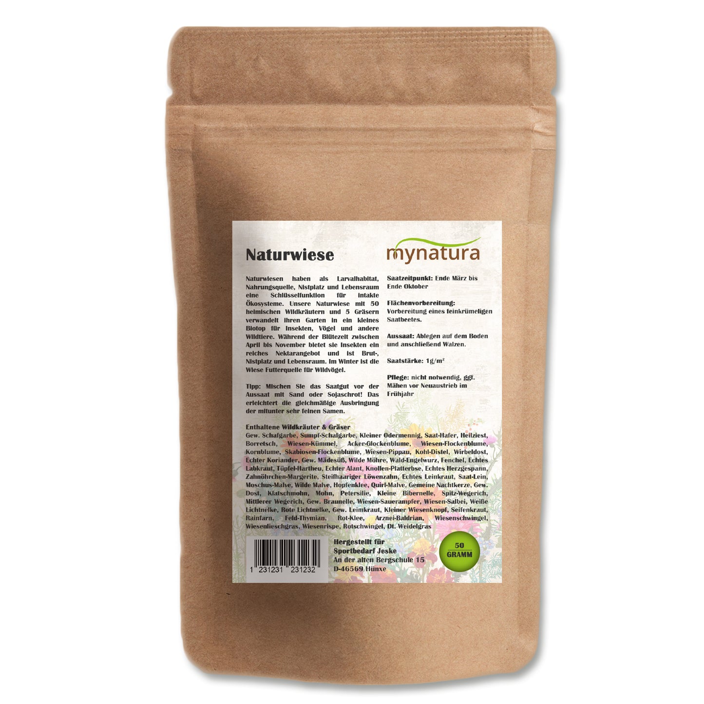 Mynatura Saatgutmischung Naturwiese (ab 50g)