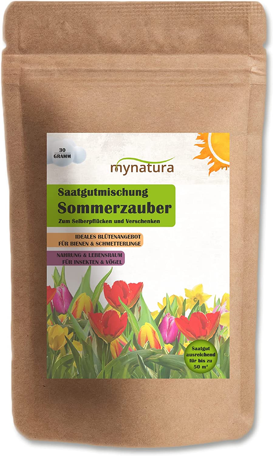 Sommerzauber Blühwiese Selberpflücken - im Beutel 30g