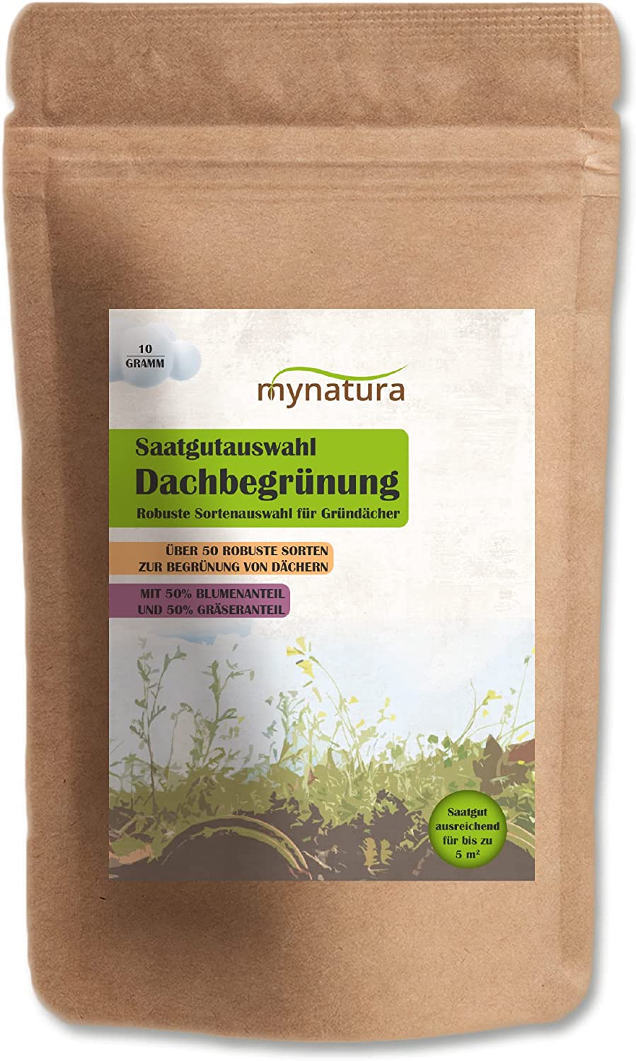 Saatgutauswahl Dachbegrünung - im Beutel 10g