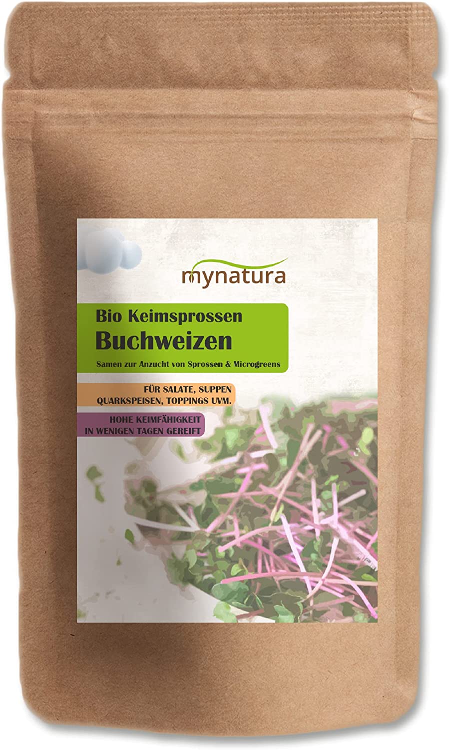Mynatura Bio Keimsprossen Buchweizen Gemüse (ab 500g)