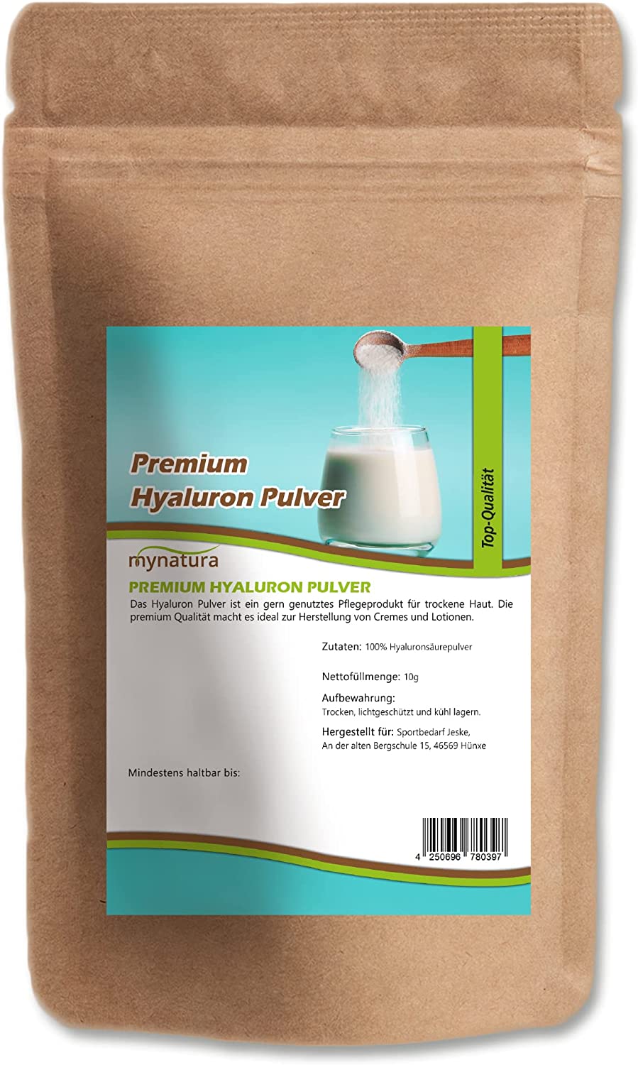 Hyaluronsäure Pulver - im Beutel ab 10g